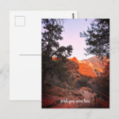 ユタ・ウィッシュ・キャニオン・トレイル・シオン国立公園 ポストカード (正面/裏面)