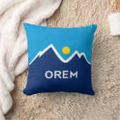 ユタ・オレム州旗 クッション (ブランケット)