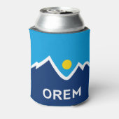 ユタ・オレム州旗 缶クーラー (缶裏面)