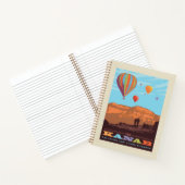 ユタ・カナブ | 風船と曲の丸め ノートブック (内部)