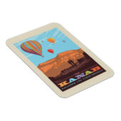 ユタ・カナブ | 風船と曲の丸め マグネット (右側)