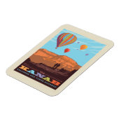 ユタ・カナブ | 風船と曲の丸め マグネット (左側)