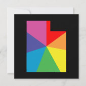 ユタ カラーバースト 招待状 (正面)