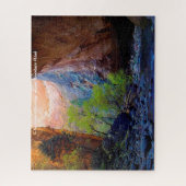 ユタ・シオン山脈。クリスマスグリーティング ジグソーパズル (縦)