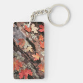 ユタ·ジオン国立公園秋の模様 キーホルダー (裏面)