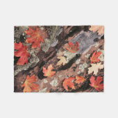 ユタ·ジオン国立公園秋の模様 フリースブランケット (正面(横))