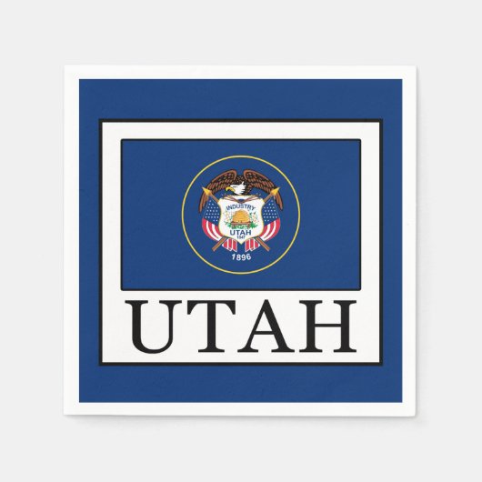 ユタ スタンダードカクテルナプキン (正面)
