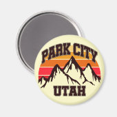 ユタ,パークシティ マグネット (正面/裏面)