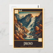 ユタ・プロボ |ヴィンテージ ポストカード (正面/裏面)