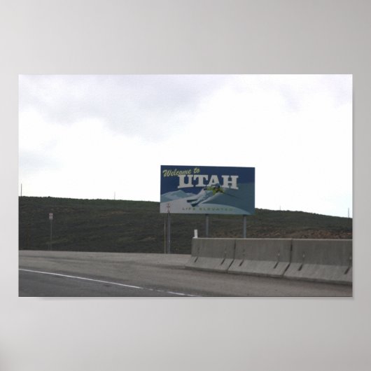 ユタ・ポスターへようこそ ポスター (正面)