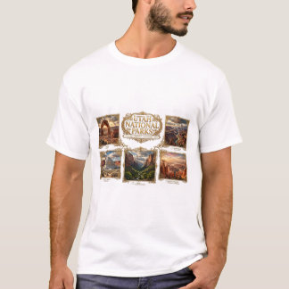 ユタ・マイティ・ファイブ国立公園Tシャツ Tシャツ