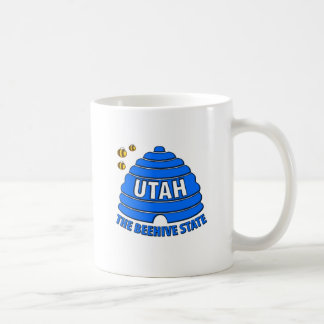 ユタ: ミツバチの巣の州 コーヒーマグカップ