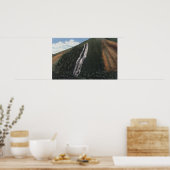 ユタ・ワイオミング近郊の悪魔の滑り縁ど台 ポスター (キッチン)