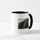 ユタ・ワイオミング近郊の悪魔の滑り縁ど台 マグカップ (正面右)