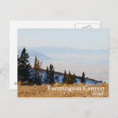 ユタ・ワサッチ山脈 ポストカード (正面/裏面)