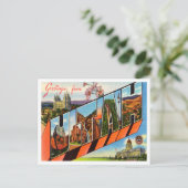 ユタ・ヴィンテージ旅行ポストカードからの挨拶 ポストカード (スタンド正面)