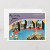 ユタ・ヴィンテージ・トラベルからの挨拶 ポストカード (正面/裏面)