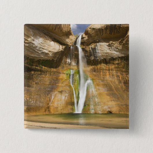 ユタ、大階段エスカランテNM、下のふくらはぎ 缶バッジ (正面)