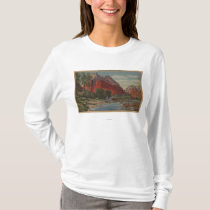 ユタ-山威厳のあるな及び天使の着陸 Tシャツ