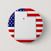 ユタ 缶バッジ (正面)