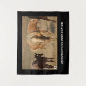 ユタ、ONAQUIのタペストリーの野生の馬山 タペストリー (正面)