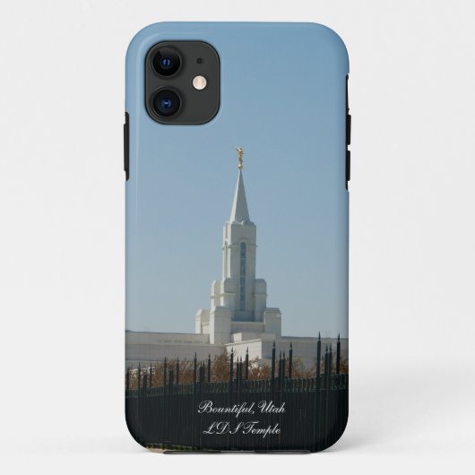 ユタLDSテンプルケース Case-Mate iPhoneケース (裏面)