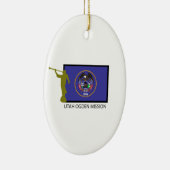 ユタOGDENの代表団LDS CTR セラミックオーナメント (右)