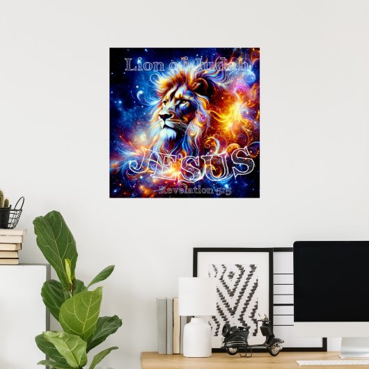 ユダのイエスリオン ポスター (ホームオフィス)