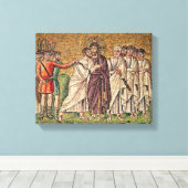 ユダのキス、キリストの生涯の風景 キャンバスプリント (インサイチュ (ウッドフロア))