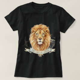 ユダのライオンと私の魂を愛する女性用Tシャツ Tシャツ