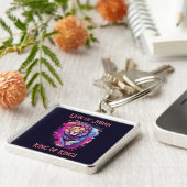 ユダのライオンキリスト教の信仰イエス・ギフト キーホルダー (側面)