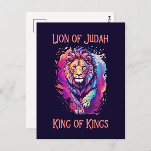 ユダのライオンキリスト教の信仰イエス・ギフト ポストカード (正面/裏面)