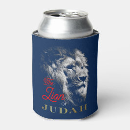 ユダのライオン海軍ブルーレッド金ゴールドクリスチャン 缶クーラー