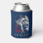 ユダのライオン海軍ブルーレッド金ゴールドクリスチャン 缶クーラー (缶裏面)