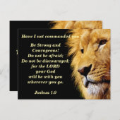 ユダのライオン聖書の記憶 ポストカード (正面/裏面)