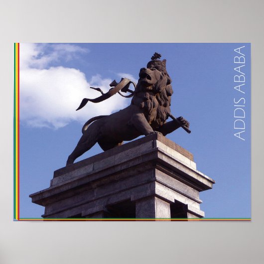 ユダのライオン，アディスアベバ – エチオピア ポスター (正面)