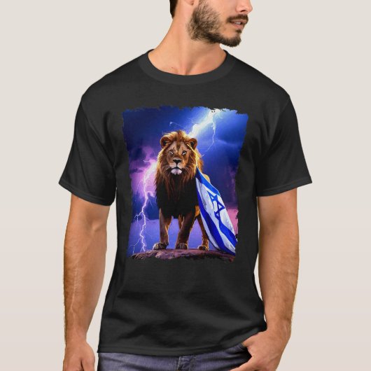 ユダのライオン キリスト教の信仰 Tシャツ (正面)
