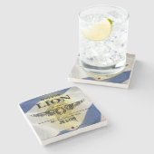 ユダのライオン ストーンコースター (横)