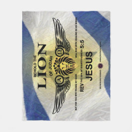 ユダのライオン フリースブランケット