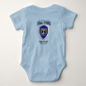 ユダのライオン ベビーボディスーツ (裏面)