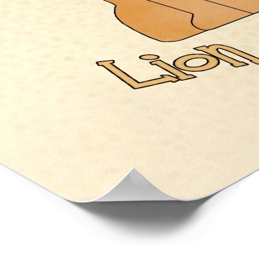 ユダのライオン ポスター (角)