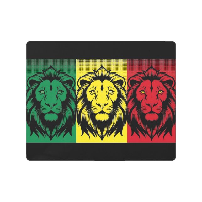 ユダのライオン メタルプリント (正面)