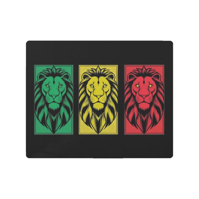 ユダのライオン メタルプリント (正面)