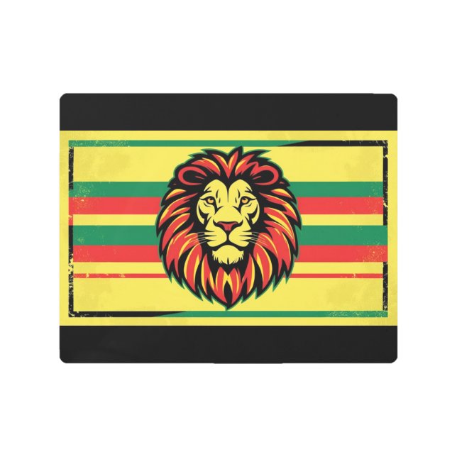 ユダのライオン メタルプリント (正面)