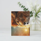 ユダのライオン – ライオン – Rastafari – はがき (スタンド正面)