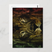 ユダのライオン – ライオン – Rastafari – はがき (正面/裏面)