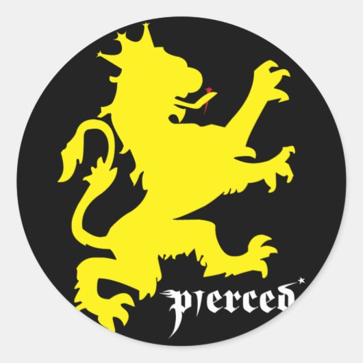 ユダのライオン ラウンドシール (正面)