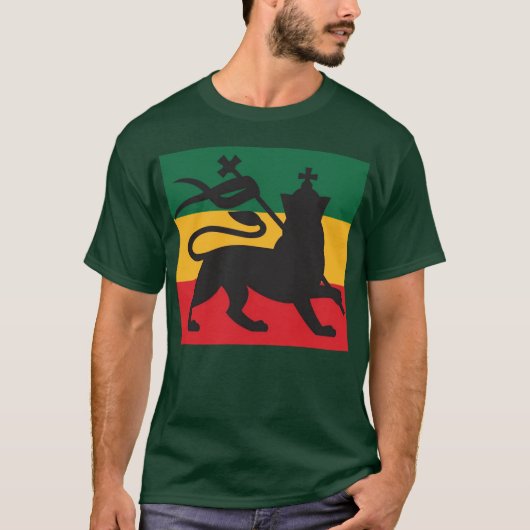 ユダのライオン ラスタファリ Tシャツ (正面)
