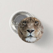 ユダのライオン – Haile Selassie - Rastafariボタン 缶バッジ (正面&裏面)