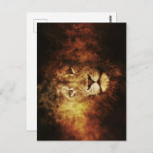 ユダのライオン – Jah Rastafari – はがき (正面/裏面)